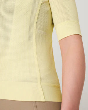 Fingercrossed Road Jersey Super Light Plus Women Radtrikot Butter Yellow