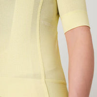 Fingercrossed Road Jersey Super Light Plus Women Radtrikot Butter Yellow