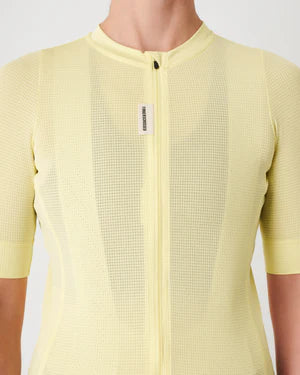 Fingercrossed Road Jersey Super Light Plus Women Radtrikot Butter Yellow