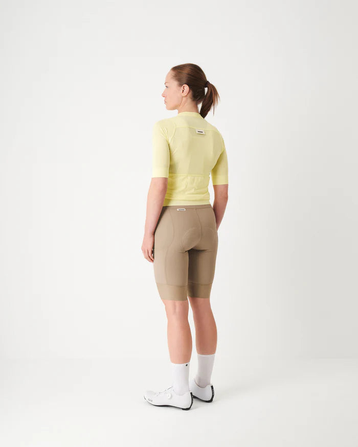 Fingercrossed Road Jersey Super Light Plus Women Radtrikot Butter Yellow