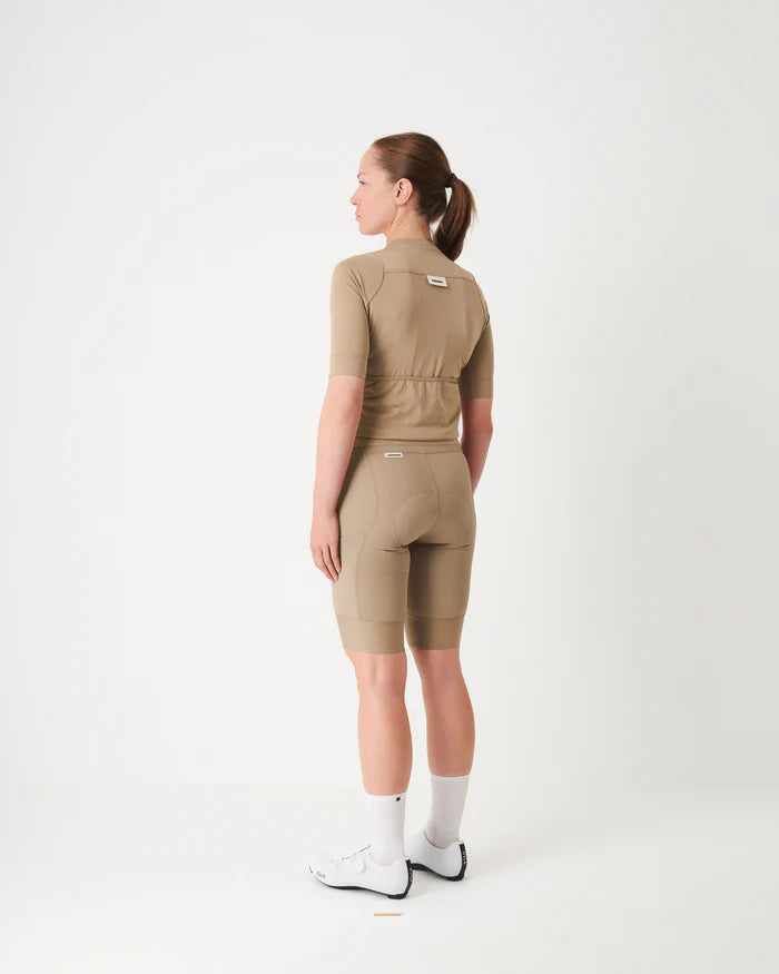 Fingercrossed Road Jersey Super Light Plus Women Radtrikot Sand