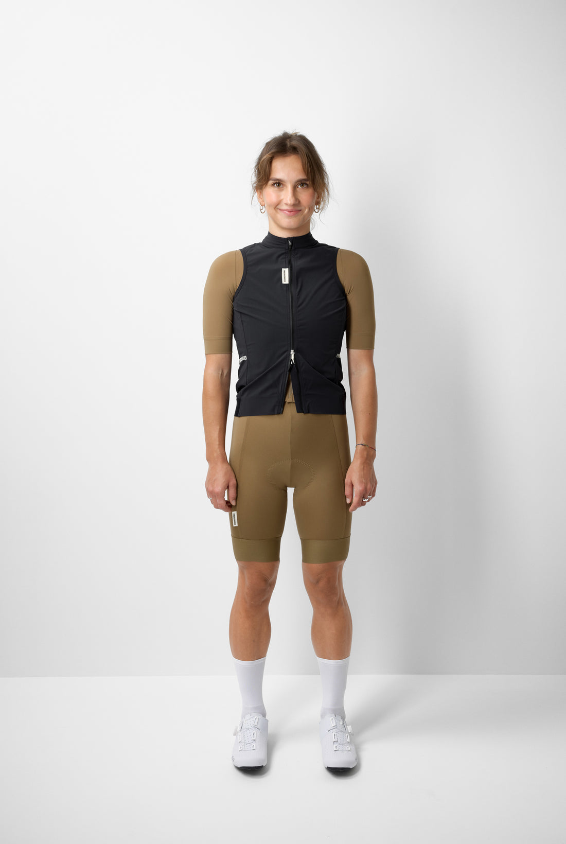 Fingercrossed Road Wind Vest Women Wind Weste Black