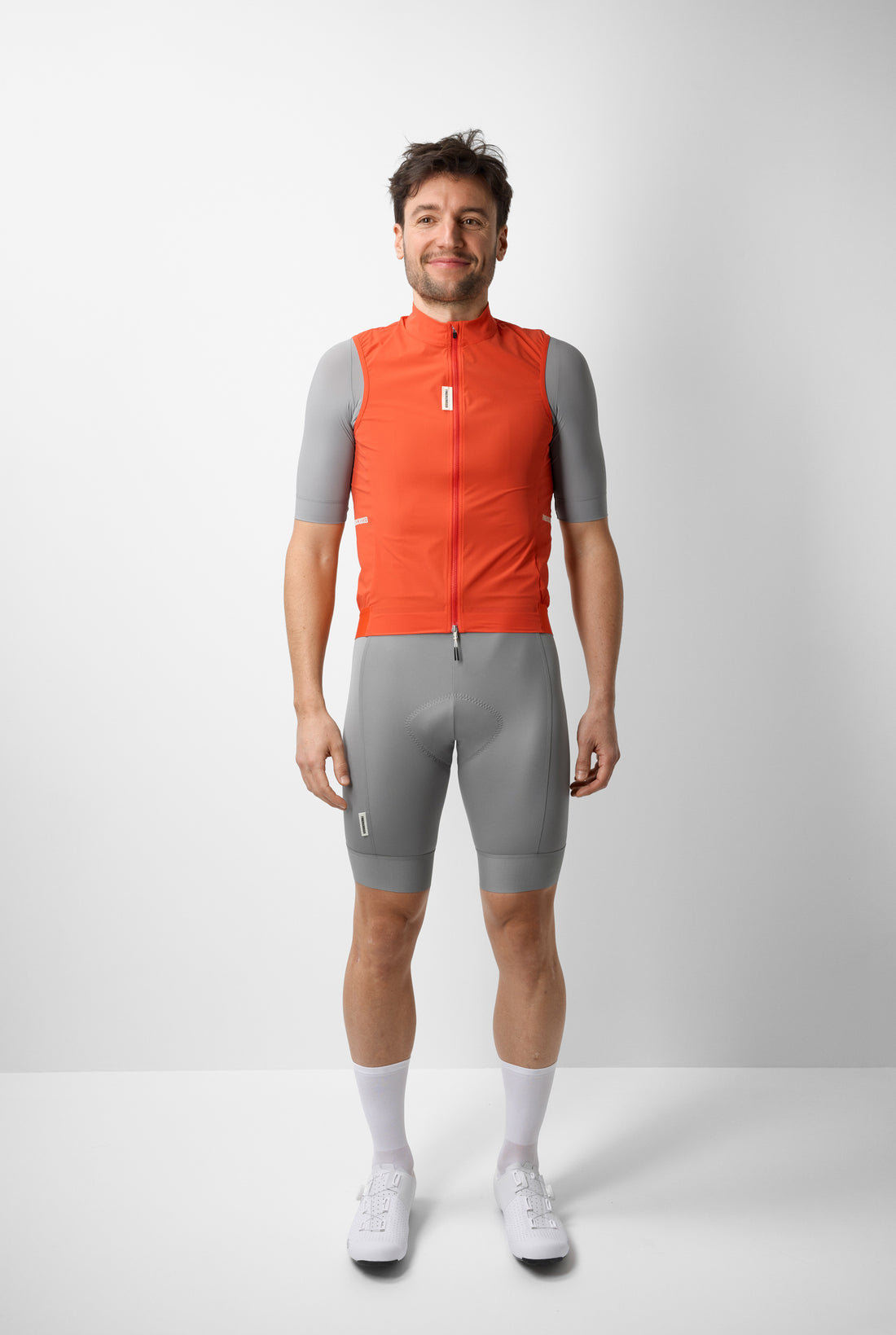 Fingercrossed Road Wind Vest Men Wind Weste Poppy Red