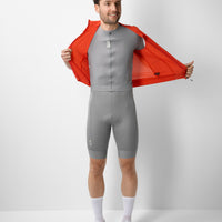 Fingercrossed Road Wind Vest Men Wind Weste Poppy Red