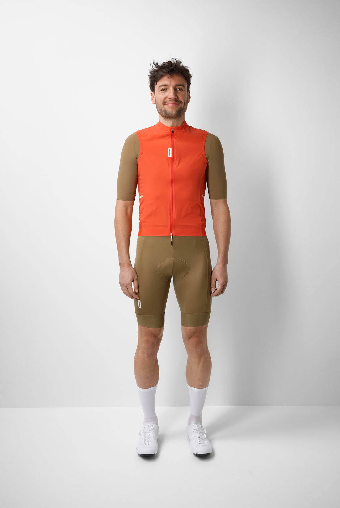 Fingercrossed Road Wind Vest Men Wind Weste Poppy Red