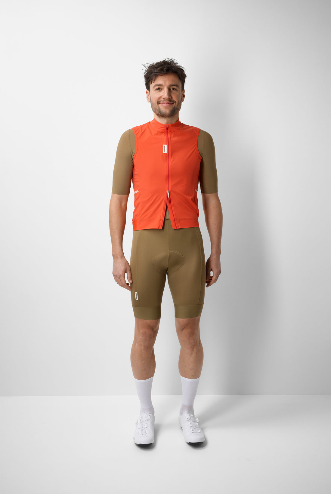 Fingercrossed Road Wind Vest Men Wind Weste Poppy Red