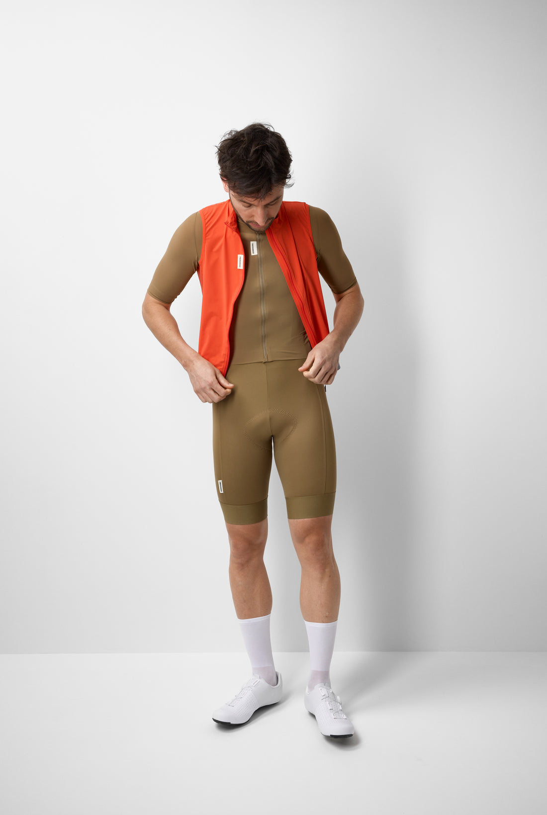 Fingercrossed Road Wind Vest Men Wind Weste Poppy Red