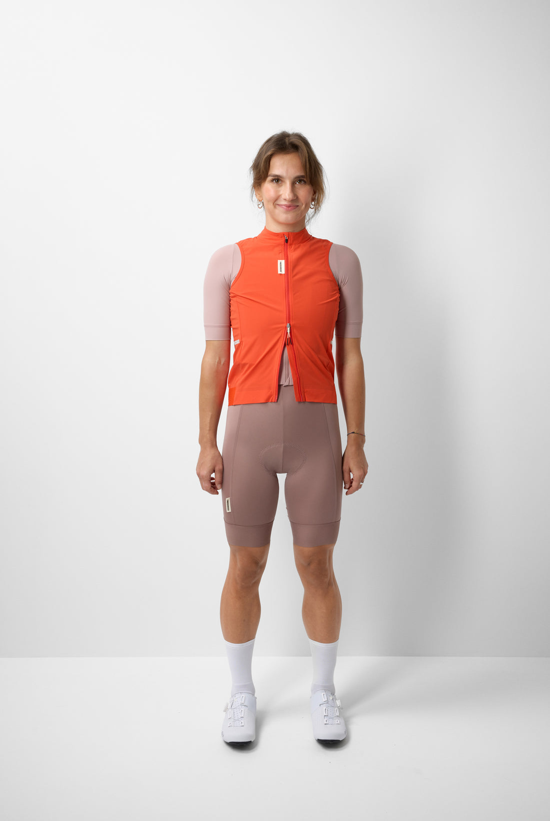Fingercrossed Road Wind Vest Women Wind Weste Poppy Red
