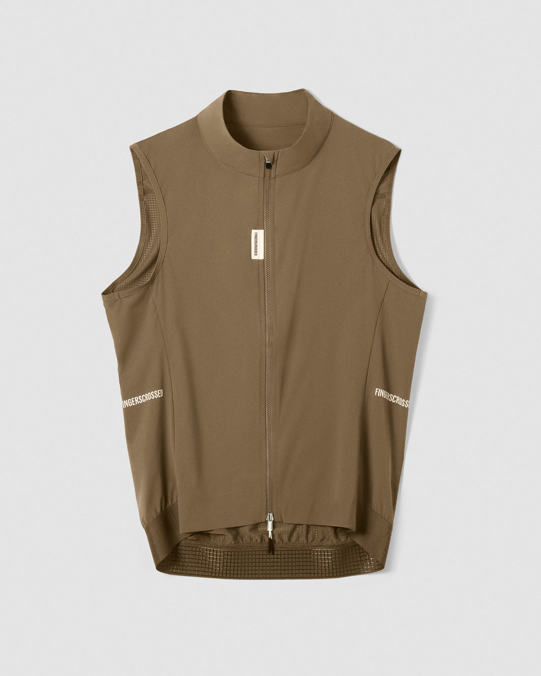 Fingercrossed Road Wind Vest Men Wind Weste Walnut