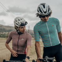 Café du Cycliste Romy Men's Jersey Radtrikot White / Dark Sea