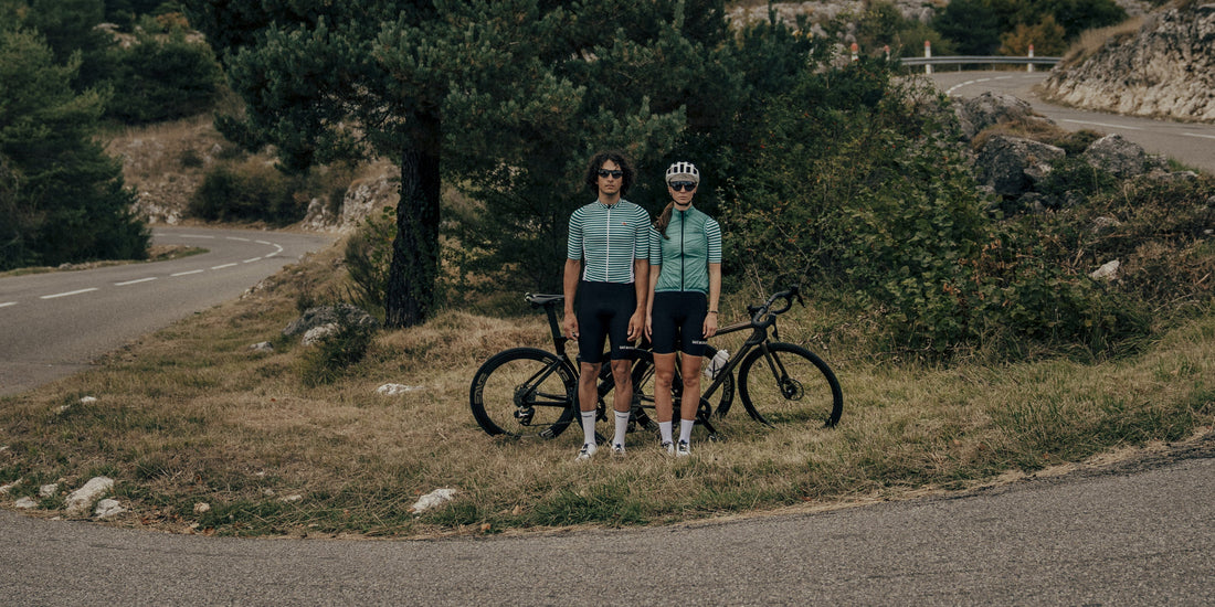Café du Cycliste Romy Men's Jersey Radtrikot White / Dark Sea