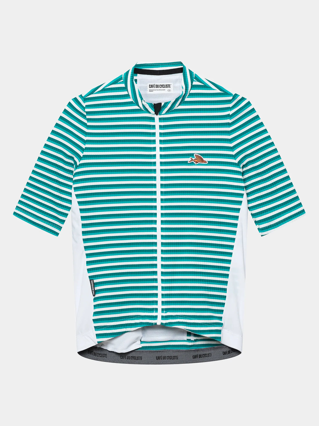 Café du Cycliste Romy Men's Jersey Radtrikot White / Dark Sea