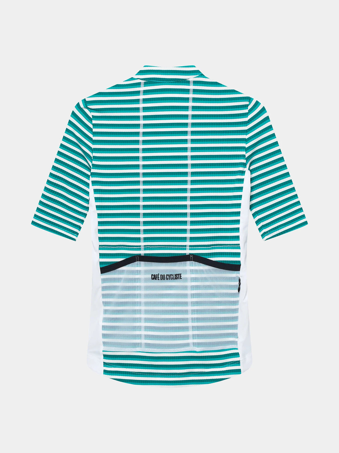Café du Cycliste Romy Women's Jersey Radtrikot White Dark Sea