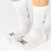 Fingerscrossed SHUT UP LEGS Socks Radsocken White