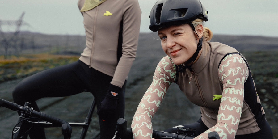 Café du Cycliste Sibille Women's Thermal Gilet Thermo Windweste Oyster Grey