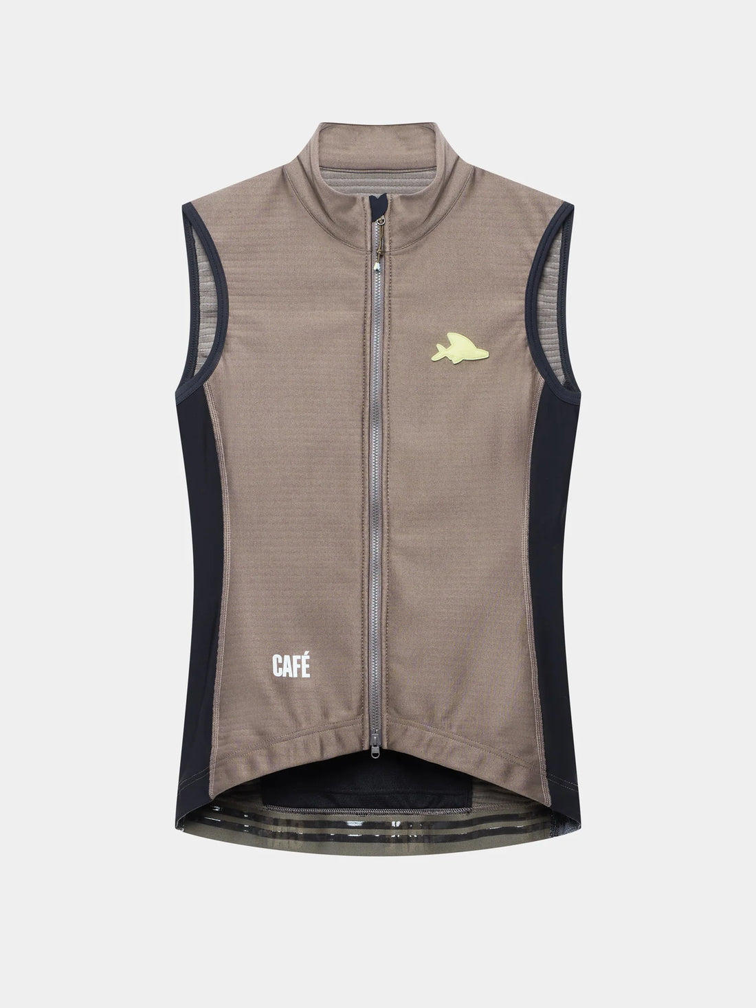 Café du Cycliste Sibille Women's Thermal Gilet Thermo Windweste Oyster Grey