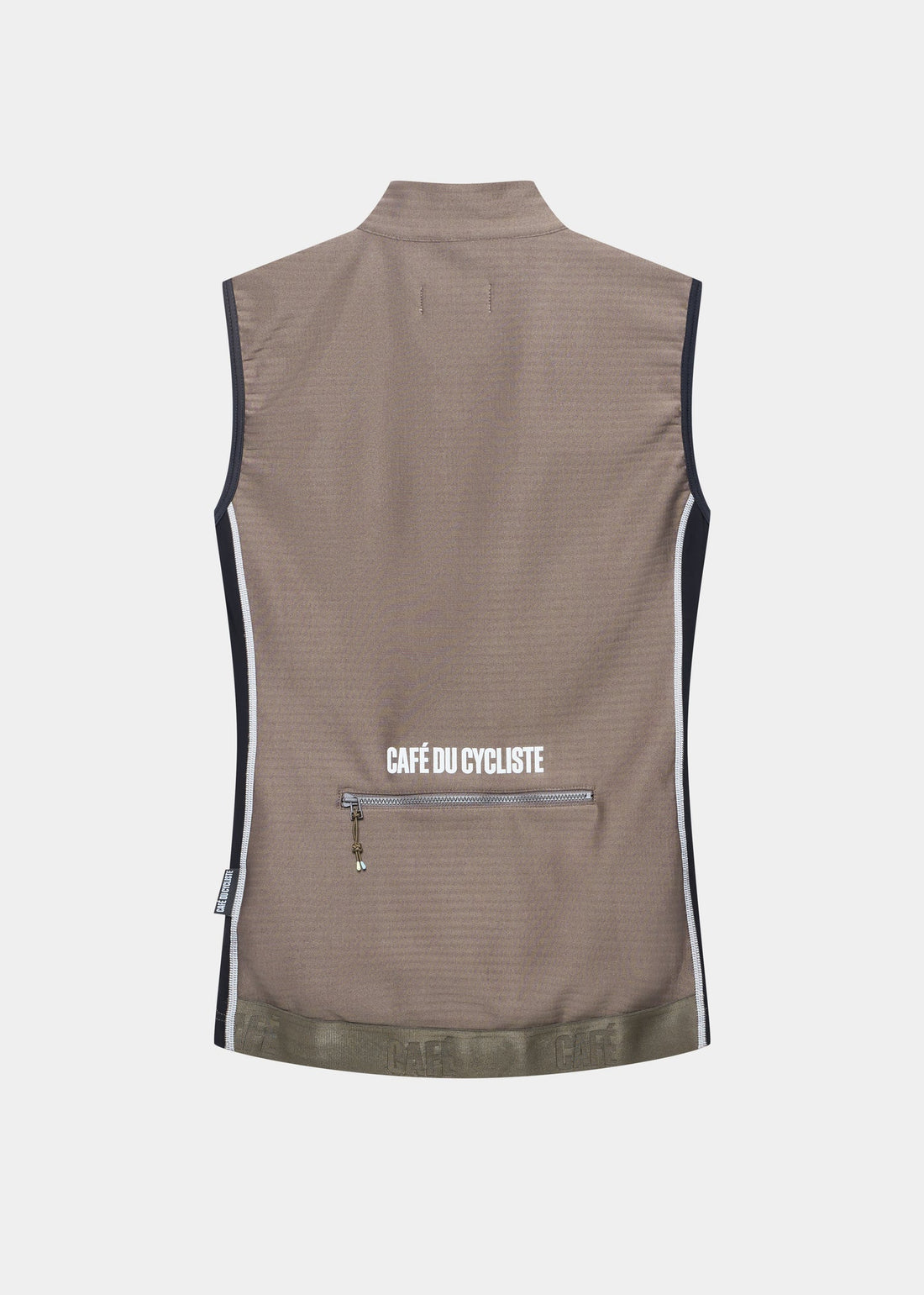 Café du Cycliste Sibille Women's Thermal Gilet Thermo Windweste Oyster Grey