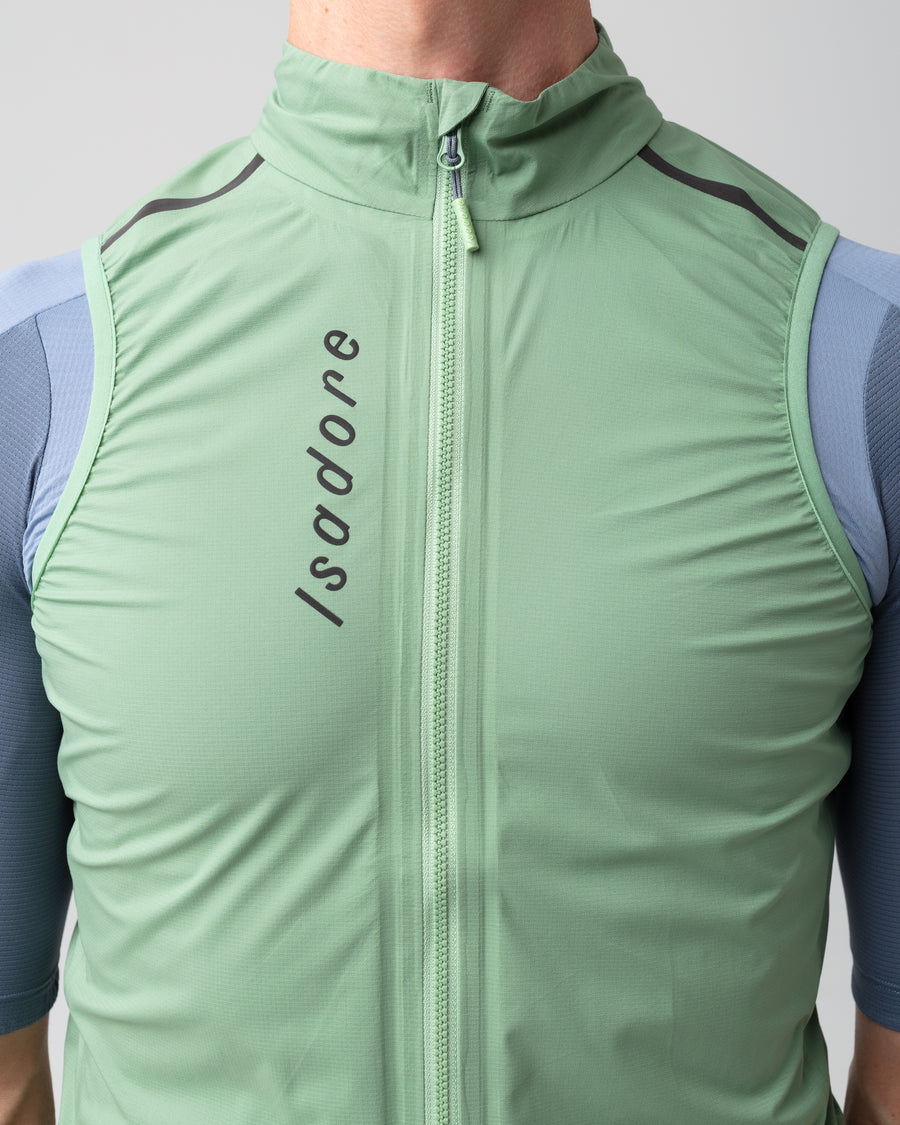 Isadore Signature Rain Gilet Windweste Basil