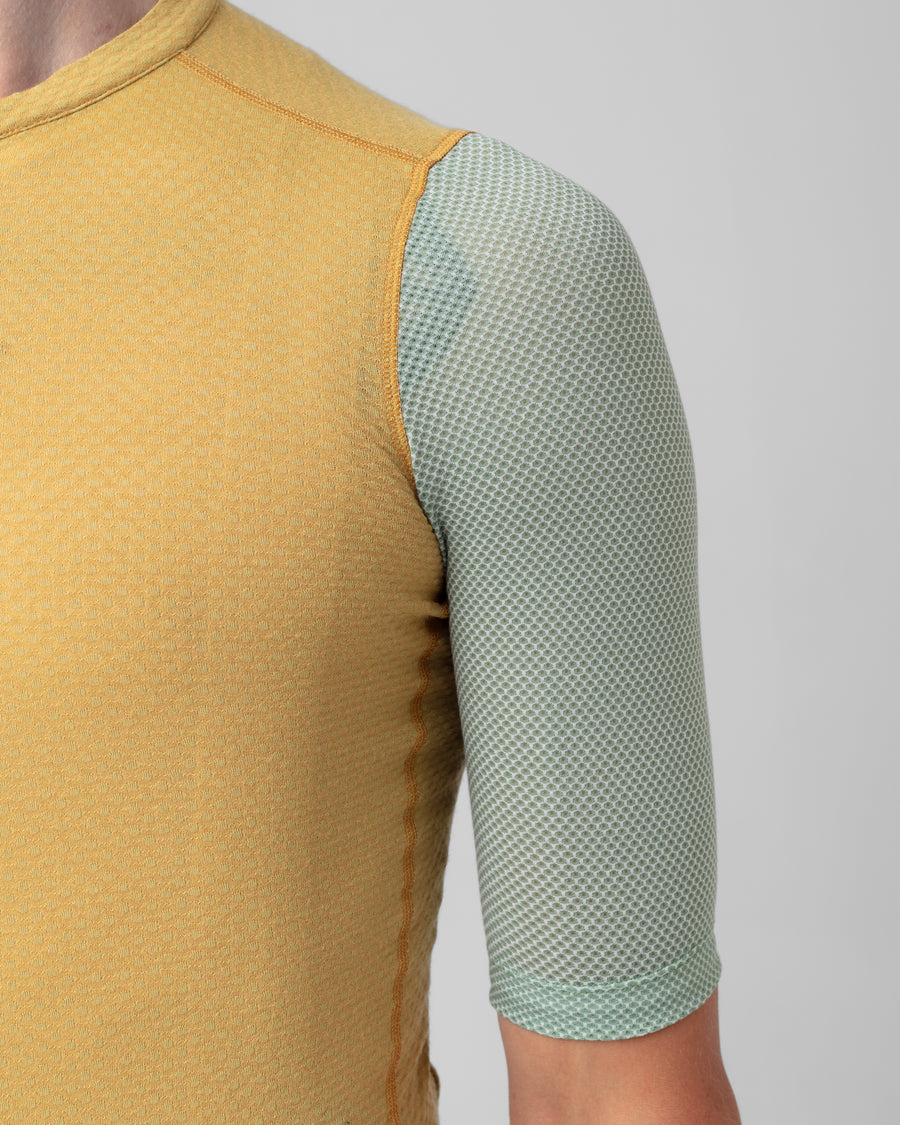 Isadore Signature Merino Air Jersey Radtrikot Antique Gold