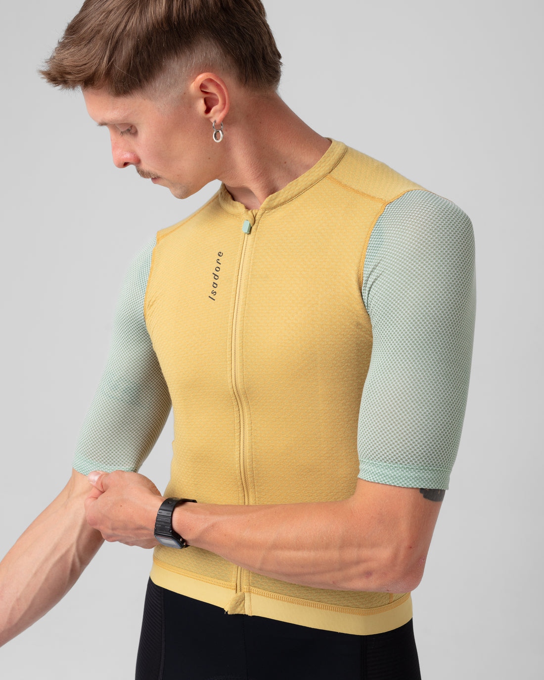 Isadore Signature Merino Air Jersey Radtrikot Antique Gold