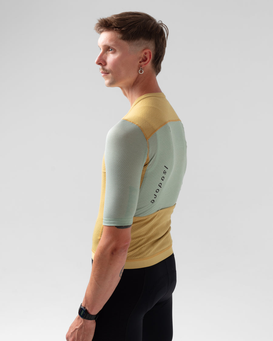 Isadore Signature Merino Air Jersey Radtrikot Antique Gold