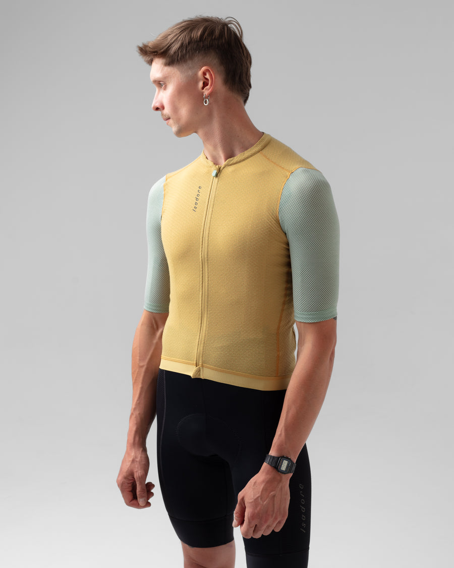 Isadore Signature Merino Air Jersey Radtrikot Antique Gold