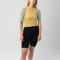 Isadore Signature Merino Air Women's Jersey Radtrikot Antique Gold