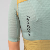 Isadore Signature Merino Air Women's Jersey Radtrikot Antique Gold