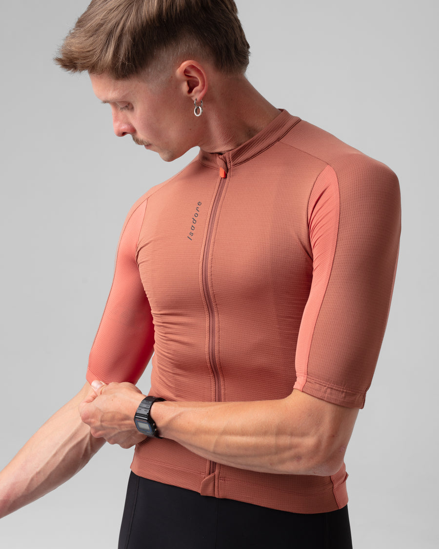 Isadore Signature Merino Tech Jersey Radtrikot Cedar Wood