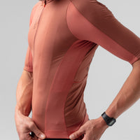 Isadore Signature Merino Tech Jersey Radtrikot Cedar Wood