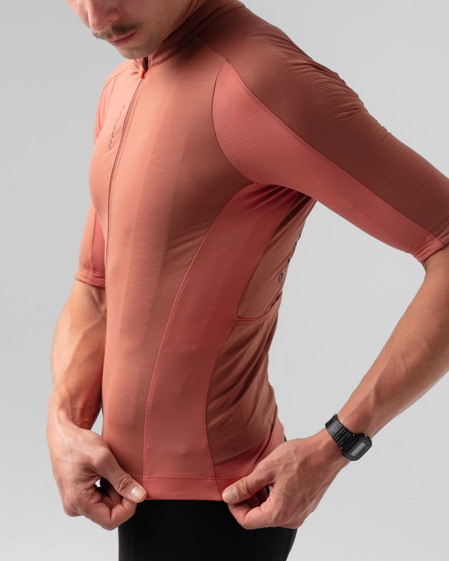 Isadore Signature Merino Tech Jersey Radtrikot Cedar Wood