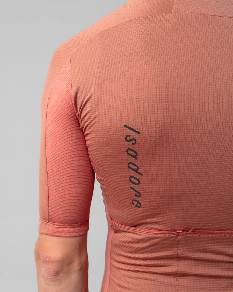 Isadore Signature Merino Tech Jersey Radtrikot Cedar Wood