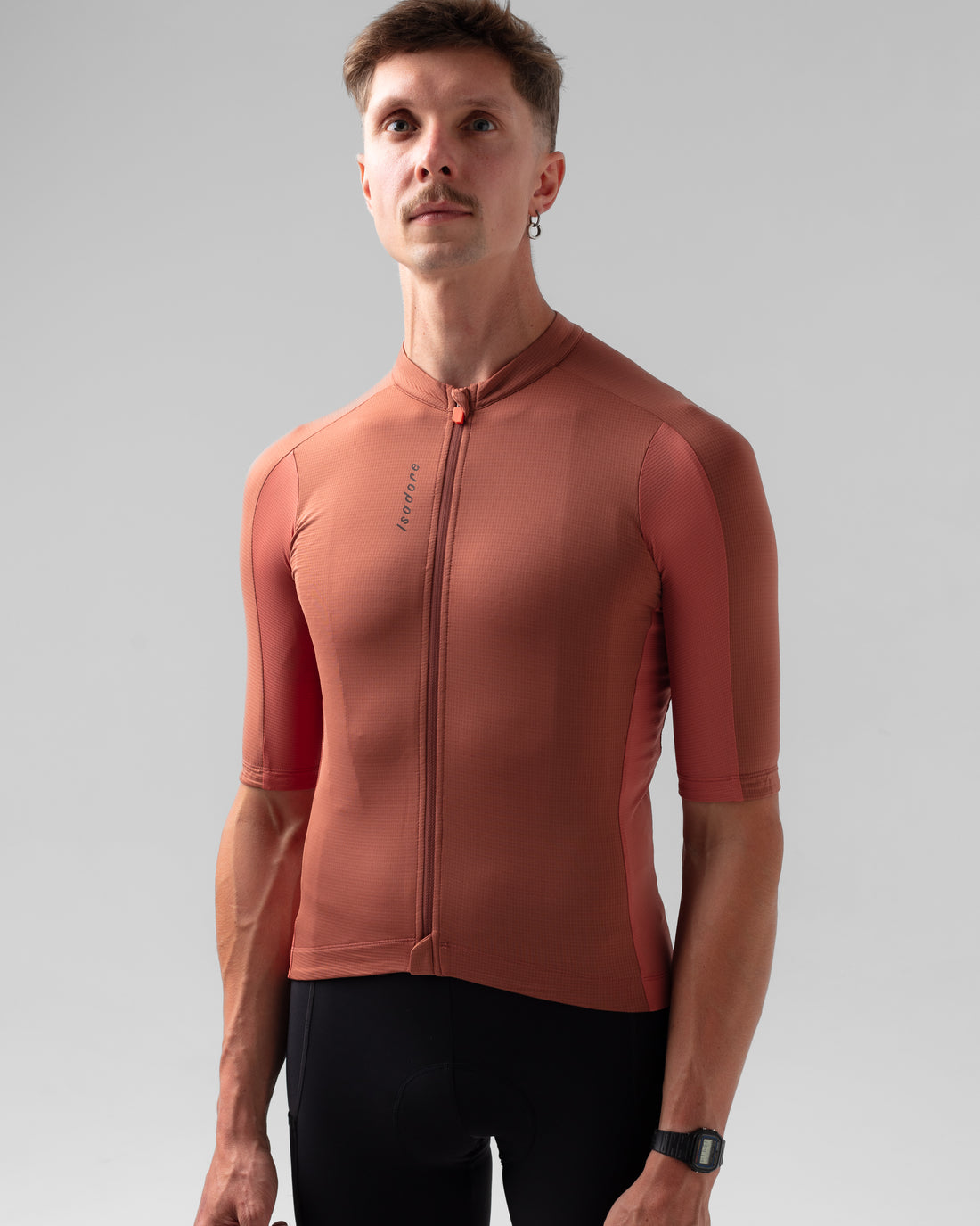 Isadore Signature Merino Tech Jersey Radtrikot Cedar Wood