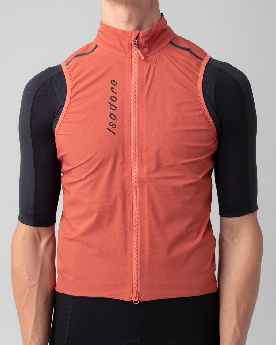 Isadore Signature Rain Gilet Windweste Ginger