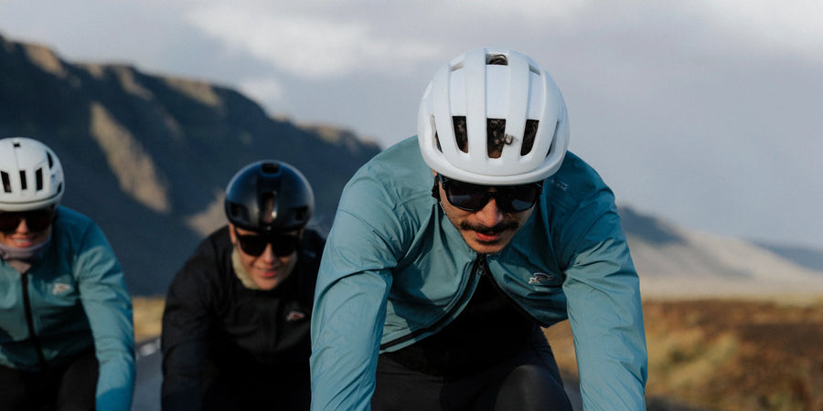 Café du Cycliste Suzette Men's Lightweight Rain Jacket Regenjacke Deep Water