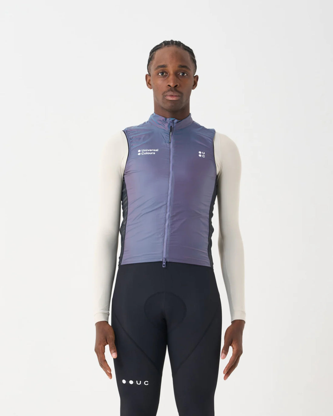 Universal Colours Spectrum 2.0 Lightweight Unisex Gilet Windweste Iridescent Violet