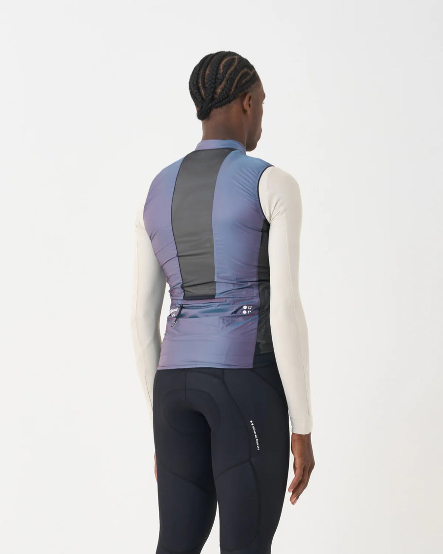 Universal Colours Spectrum 2.0 Lightweight Unisex Gilet Windweste Iridescent Violet