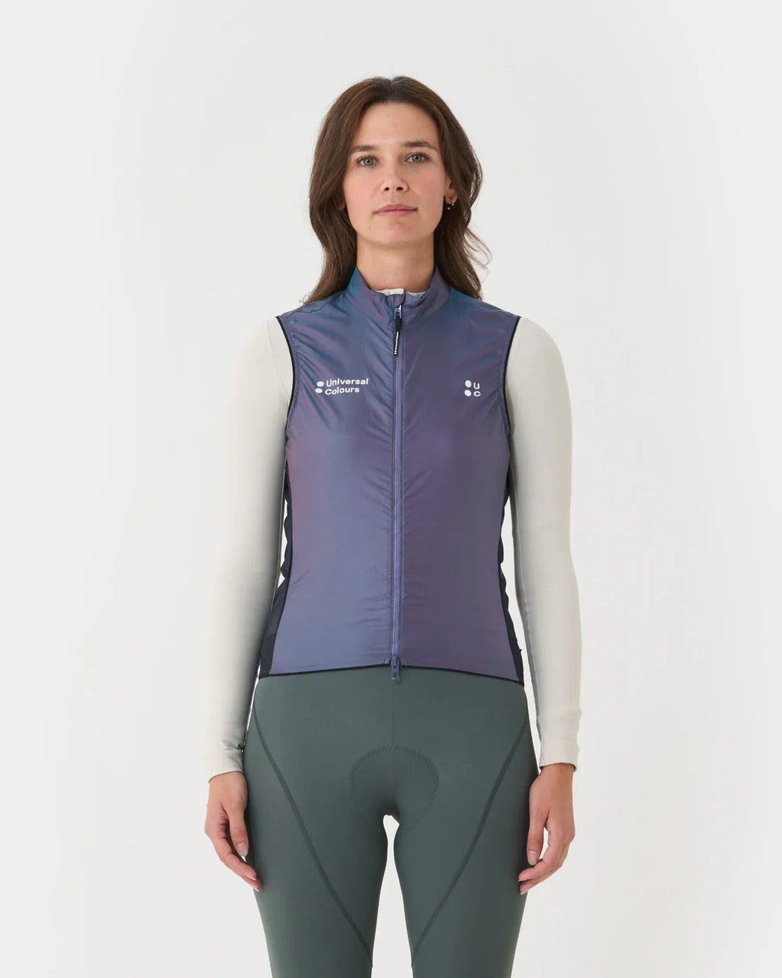 Universal Colours Spectrum 2.0 Lightweight Unisex Gilet Windweste Iridescent Violet
