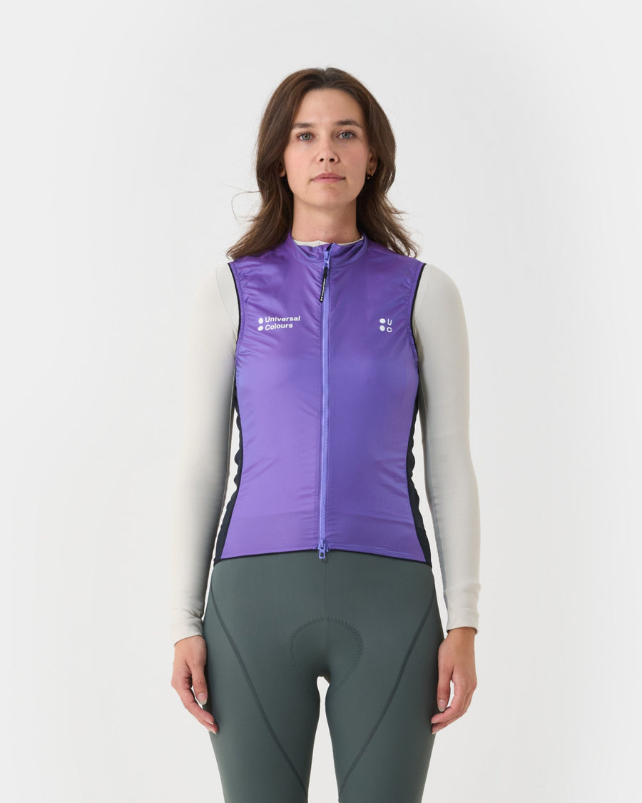 Universal Colours Spectrum 2.0 Lightweight Unisex Gilet Windweste Amethyst Purple