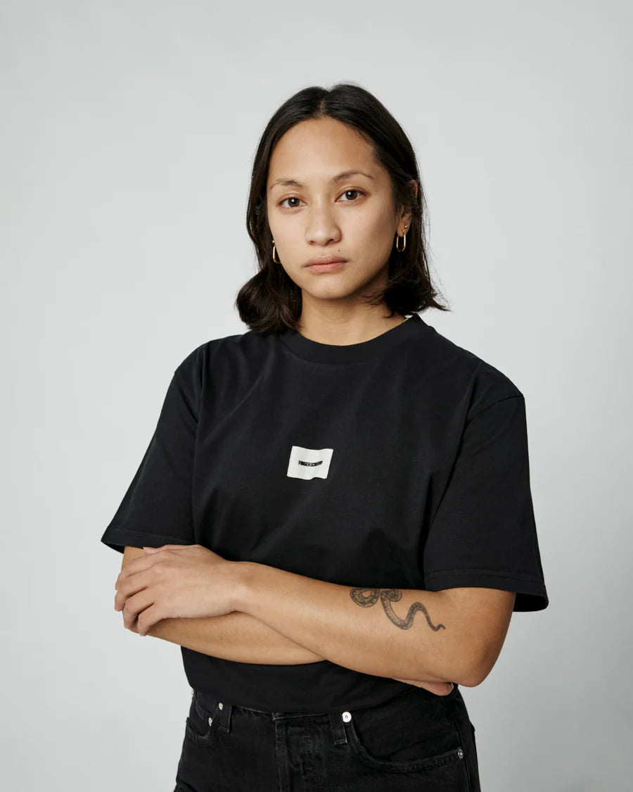 Fingerscrossed Tee Classic Logo Unisex T-Shirt FINGERSCROSSED Black