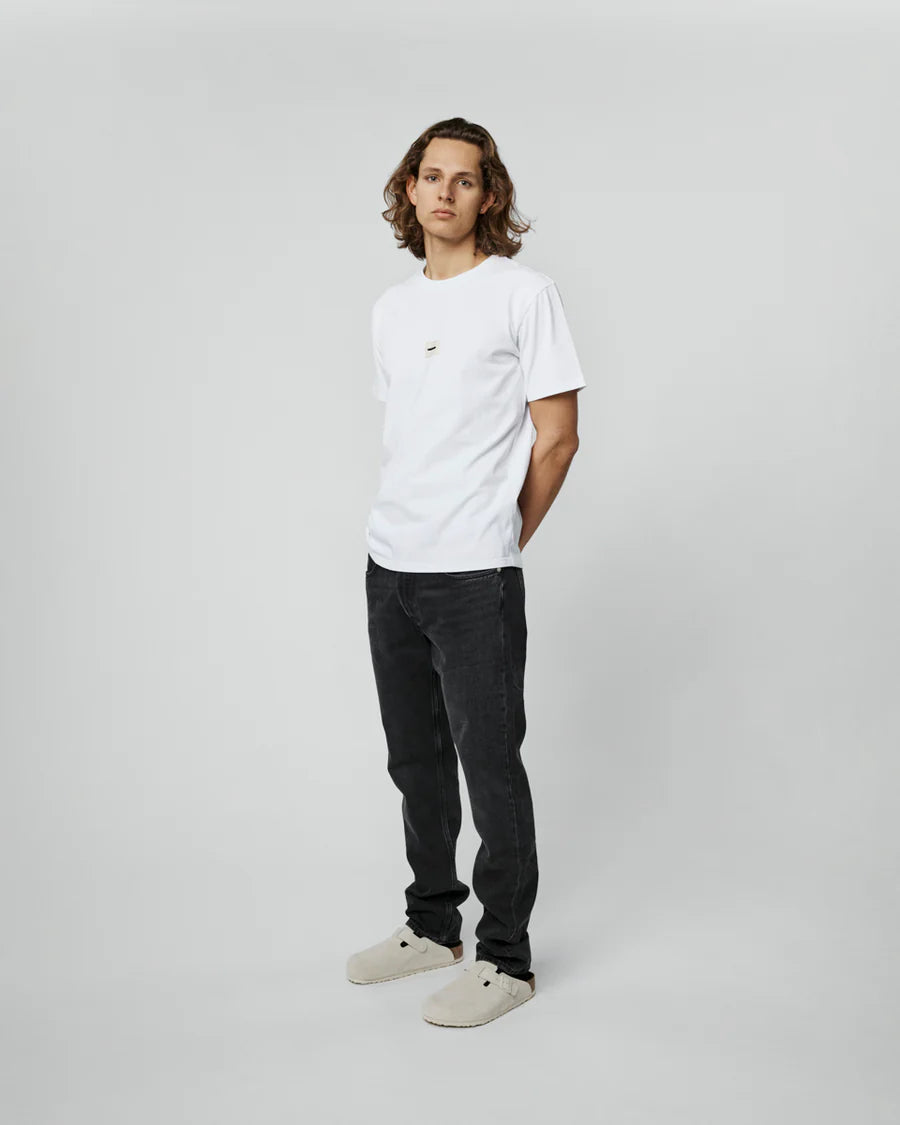 Fingerscrossed Tee Classic Logo Unisex T-Shirt White