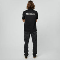 Fingerscrossed Tee Classic Logo Unisex T-Shirt Movement Type Black