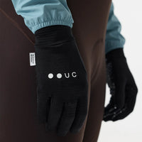 Universal Colours Unisex Polartec Lightweight Gloves Winter Fahrradhandschuhe Black