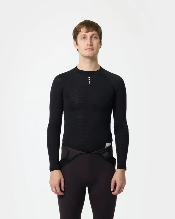 Universal Colours Mono Thermal Men's Base Layer Long Sleeve Unterhemd langarm Black