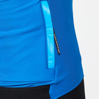 Universal Colours Womens Mono Long Sleeve Jersey Radtrikot langarm Electric Blue