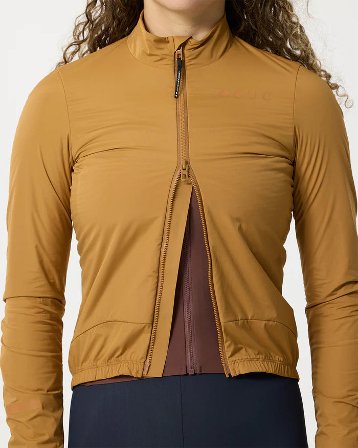 Universal Colours Mono Women's Insulated Jacket Thermo Fahrradjacke Golden Beige