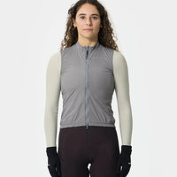 Universal Colours Mono Women's Gilet Windweste Bamboo Shoot Grey