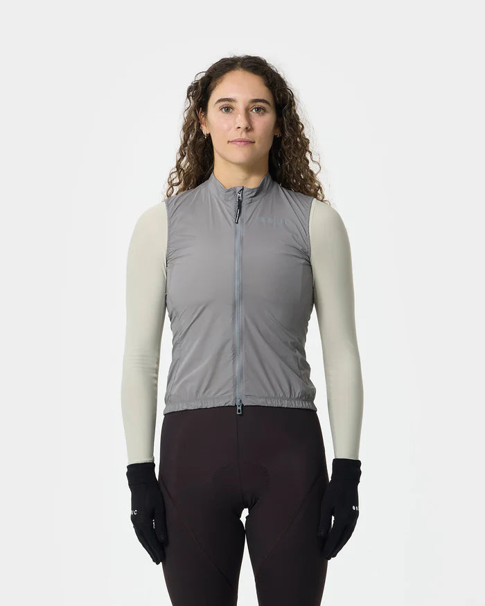 Universal Colours Mono Women's Gilet Windweste Bamboo Shoot Grey