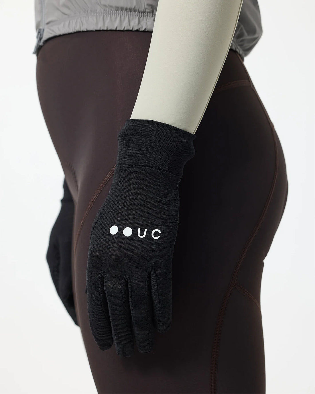 Universal Colours Unisex Polartec Lightweight Gloves Winter Fahrradhandschuhe Black