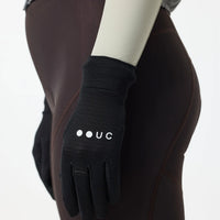 Universal Colours Unisex Polartec Lightweight Gloves Winter Fahrradhandschuhe Black